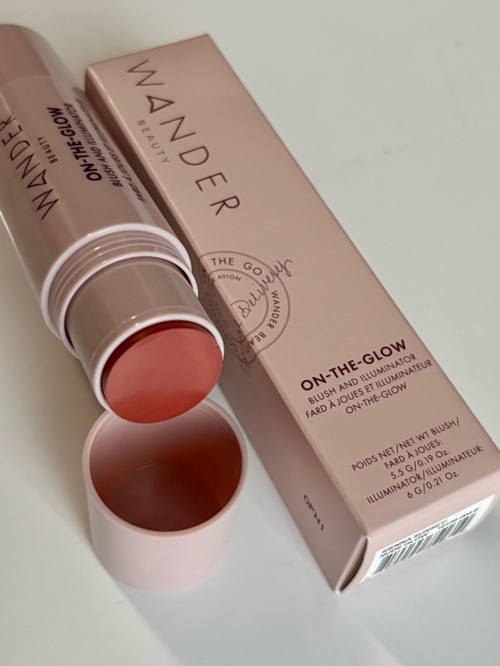 NWT Wander Beauty On The Glow- Sienna Sunset & Nude Glow. Blush & Illuminator